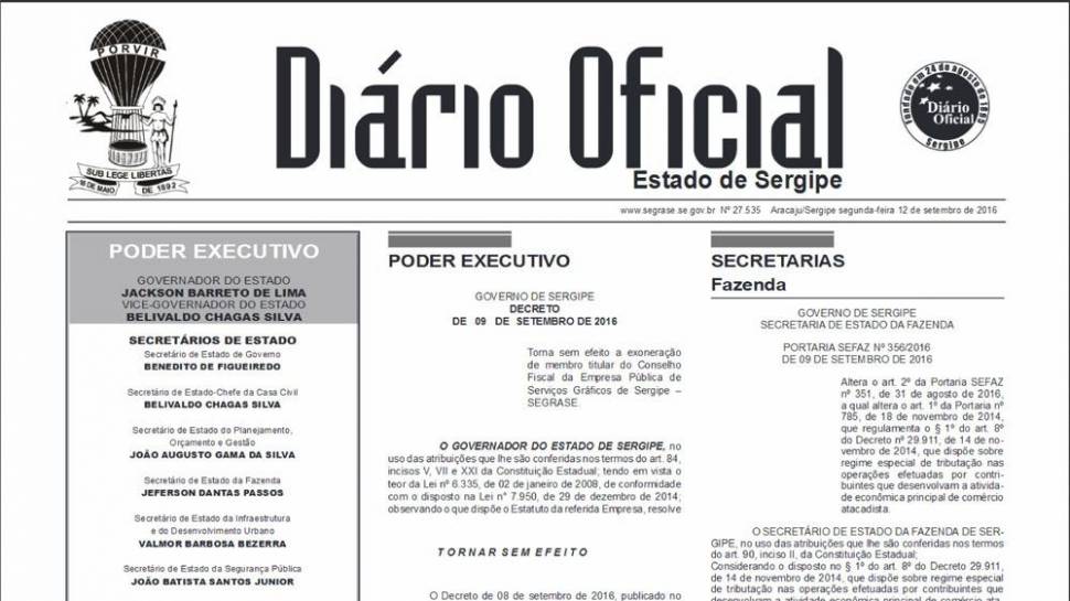 Sefaz/Sergipe altera regime de tributação do comércio atacadista