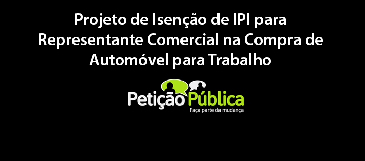 Projeto de Isenção de IPI – Veículo