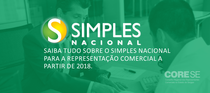 Simples Nacional para a Representação Comercial a partir de 2018