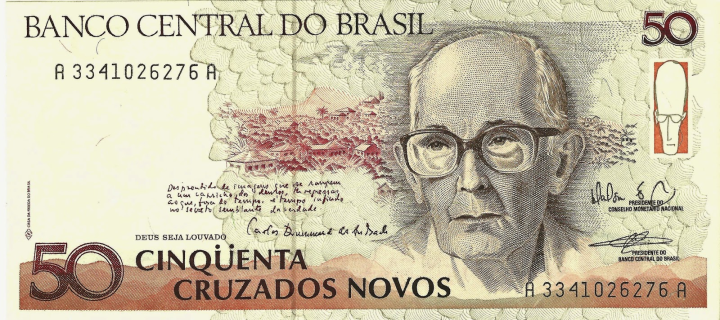 História das cédulas e moedas nacionais