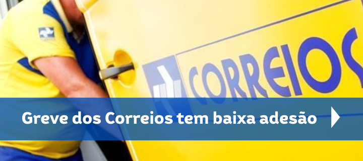 Greve dos Correios tem baixa adesão